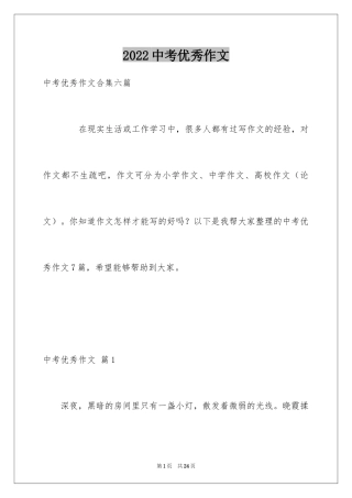 2024中考优秀作文_152