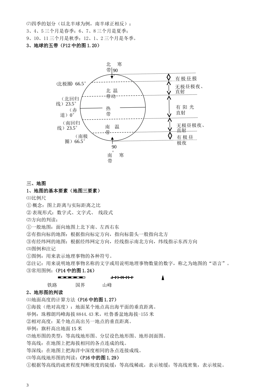 初中地理会考复习资料(人教版)_第3页