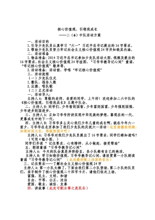 队会核心价值观1