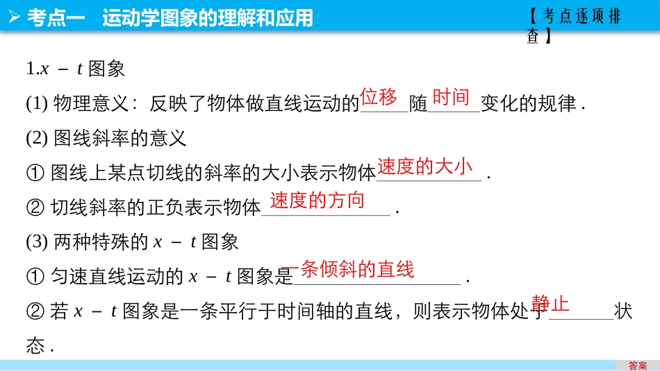 专题一　运动学图象、追及相遇问题_第3页