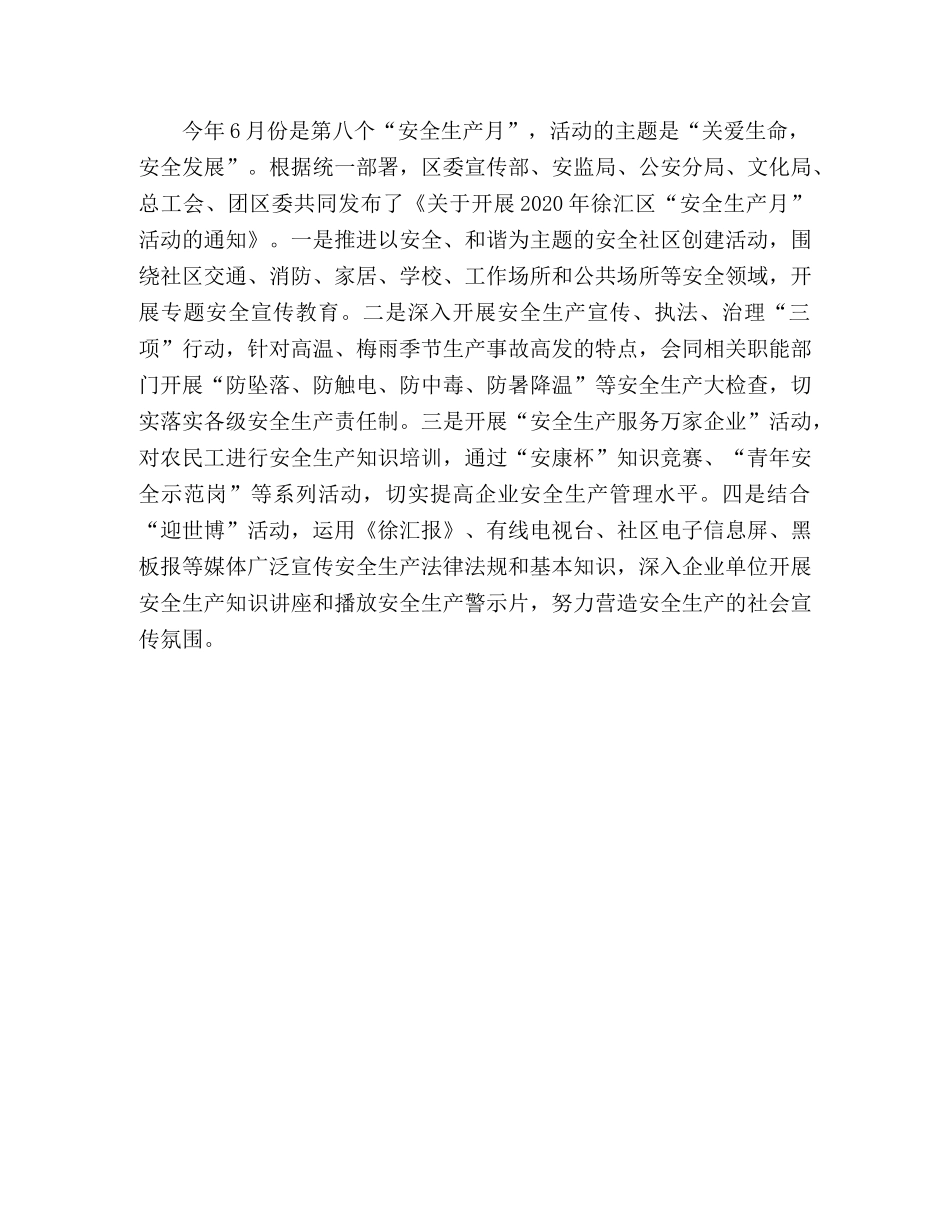 区委安全生产工作总结范文 _第3页