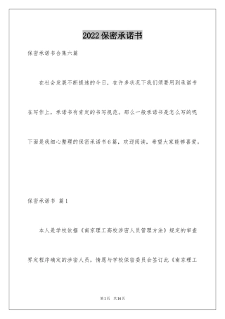 2024保密承诺书_94
