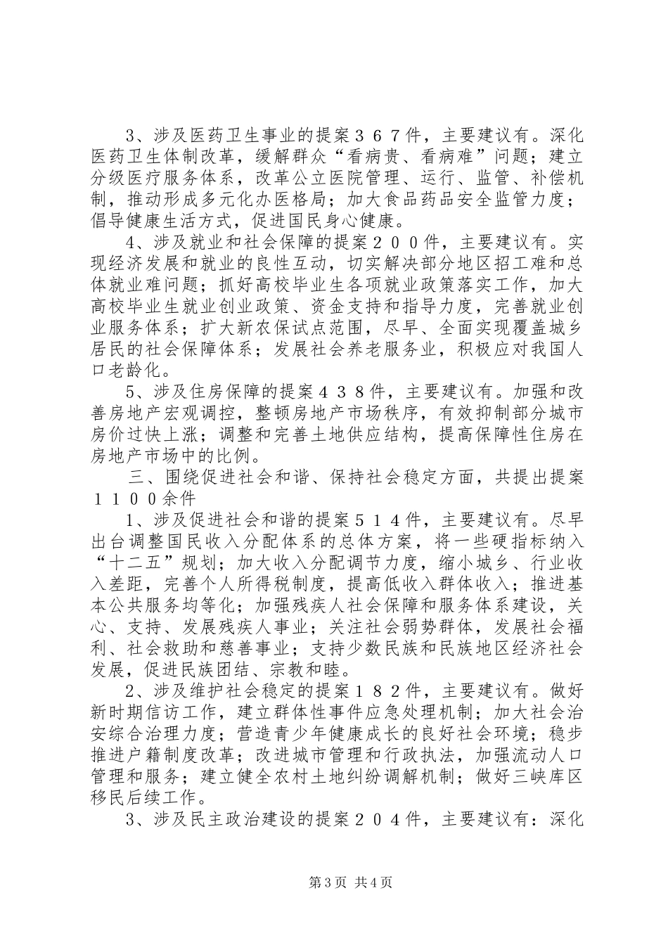 全国两会政协会议提案审查情况工作报告_第3页