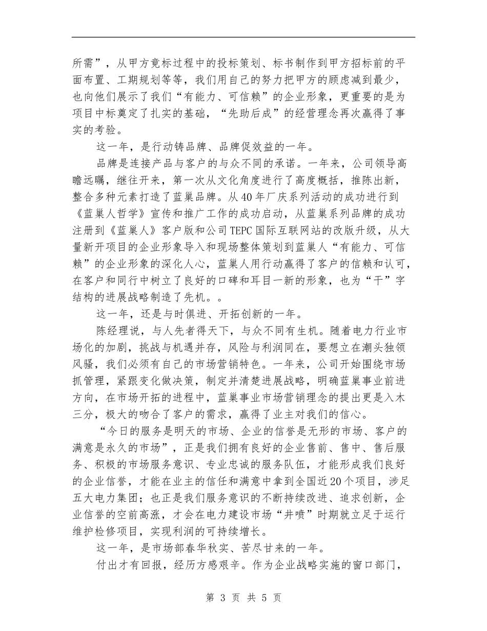 我们走过的这一年工作总结_第3页