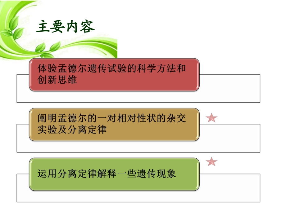 孟德尔豌豆杂交实验[精品课件]_第2页