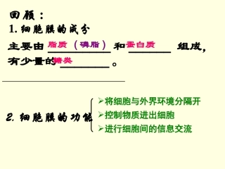 -物质跨膜运输的实例(我上课）