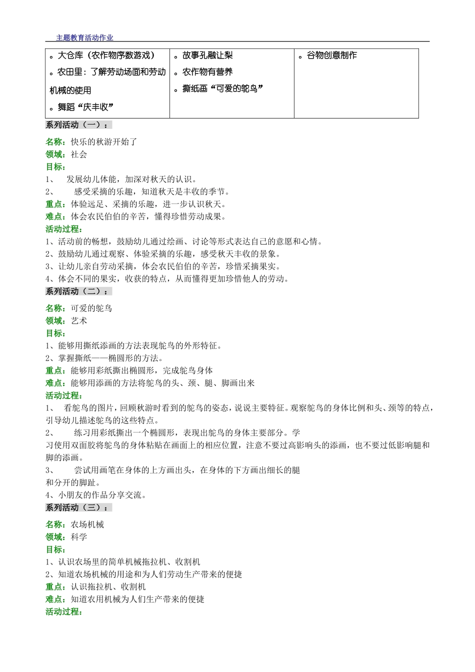 主题活动“农场里”系列活动_第2页