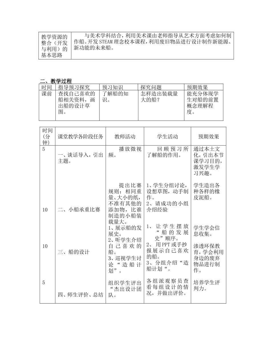 同济小学可持续发展教育课堂教学设计（香香）_第3页