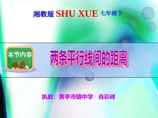 _两平行线之间的距离