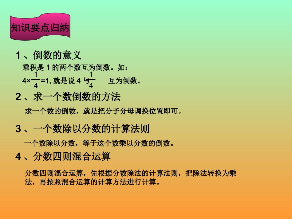 分数除法整理复习课件_第2页