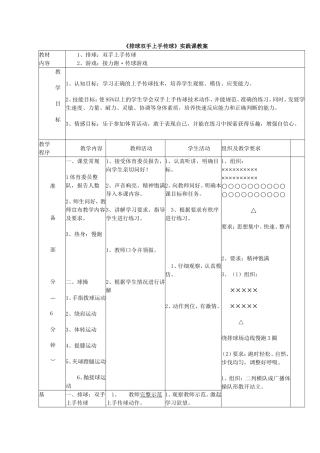 排球双手上手传球、游戏