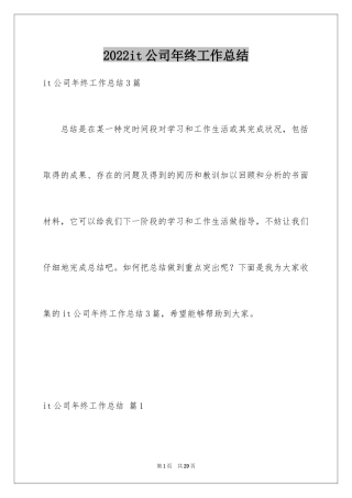 2024it公司年终工作总结_5