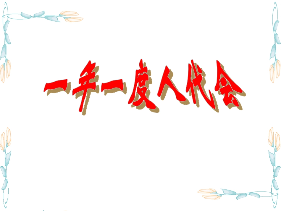 一年一度人代会_第3页