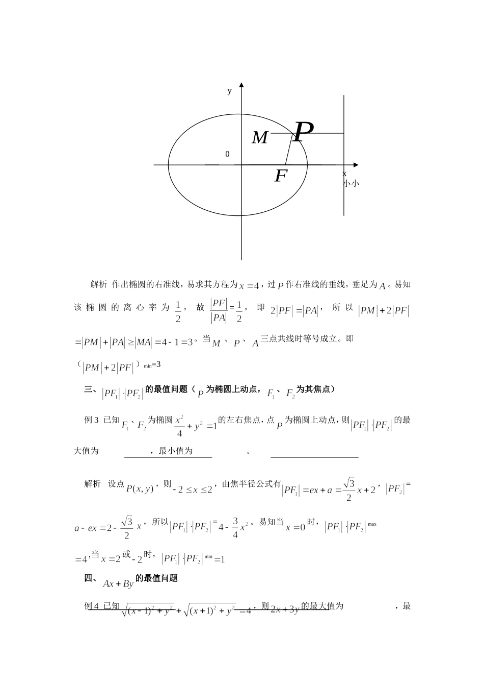 椭圆中的最值种1_第2页