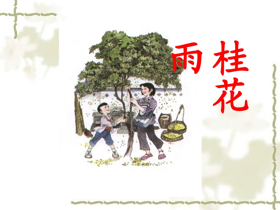 《桂花雨》课件_第1页