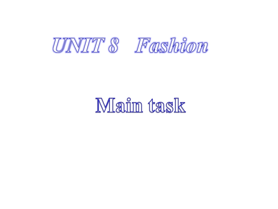 牛津7年级英语上册Unit8Task课件_第1页