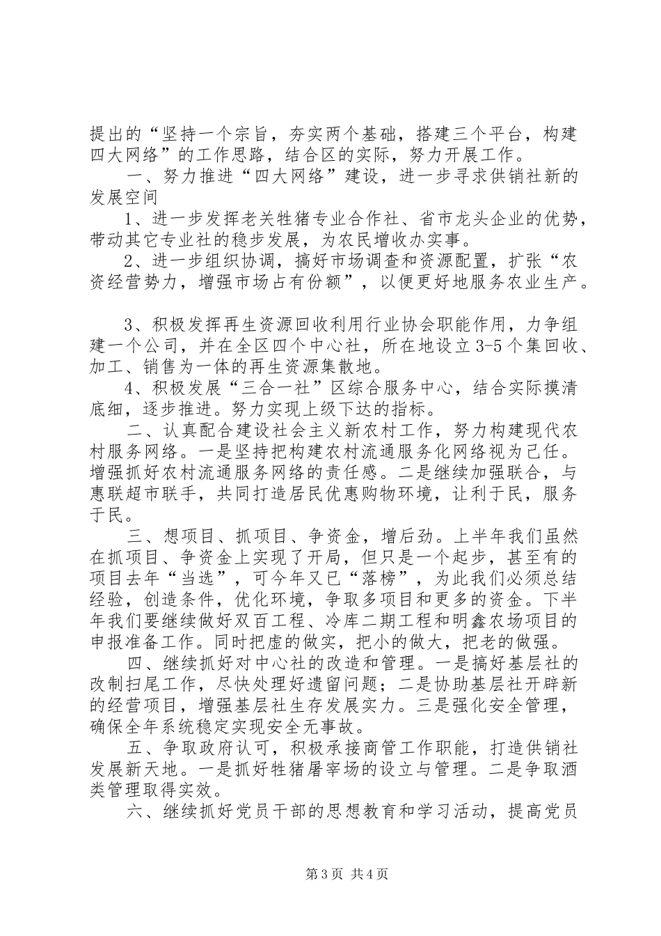 供销社项目建设上年工作汇报_第3页