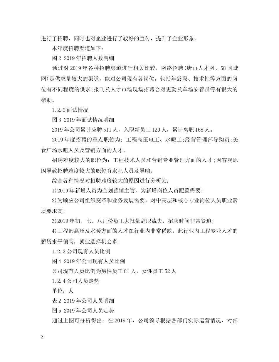 人事部门年度工作总结 _第2页