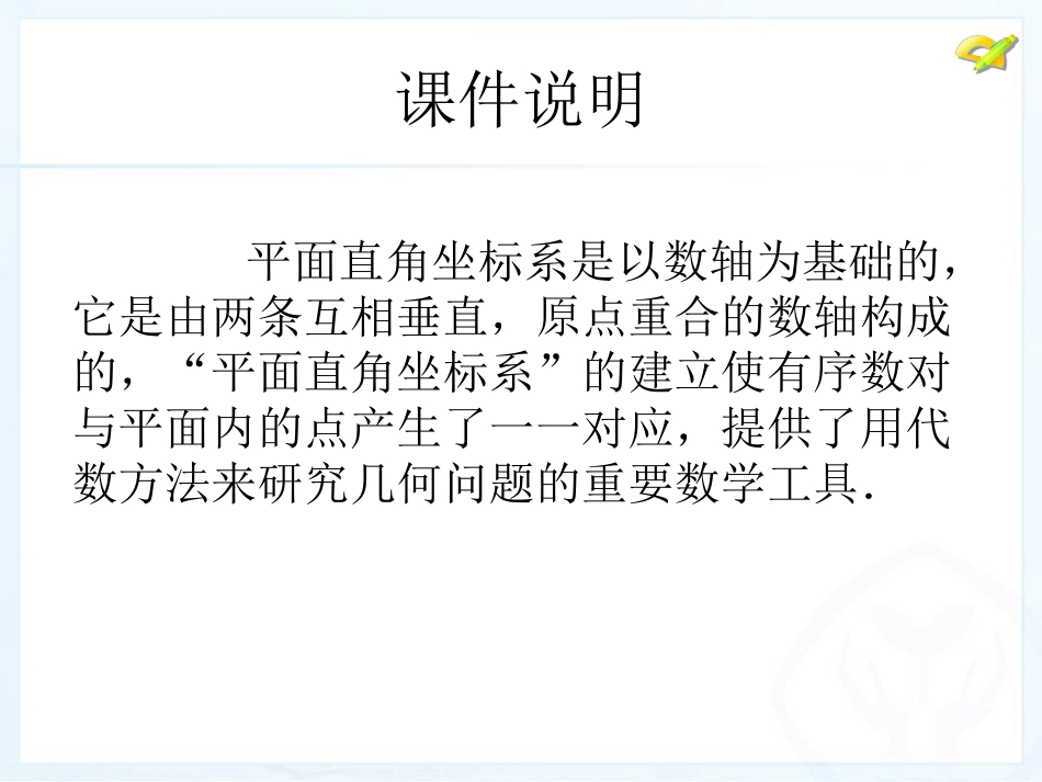 平面直角坐标系（第课时）_第2页