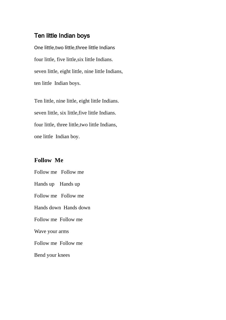 四年级下册英语歌曲_第2页