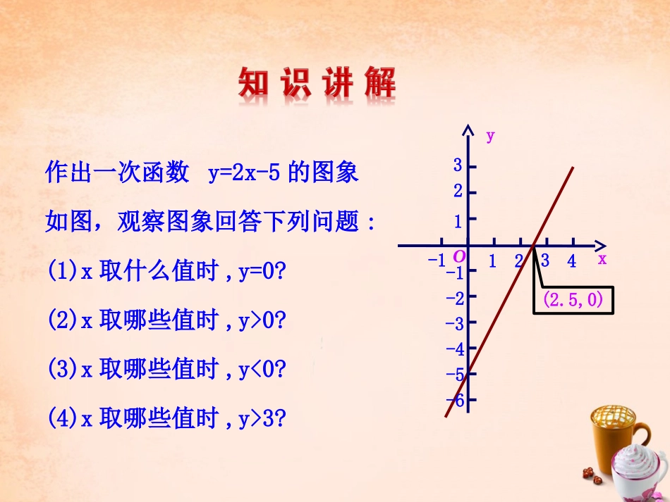 2016年八年级数学下册_25_一元一次不等式与一次函数课件_(新版)北师大版_第3页
