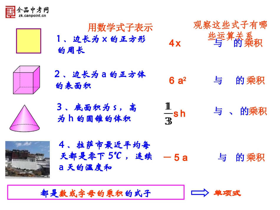 【精品课件】21整式_第2页