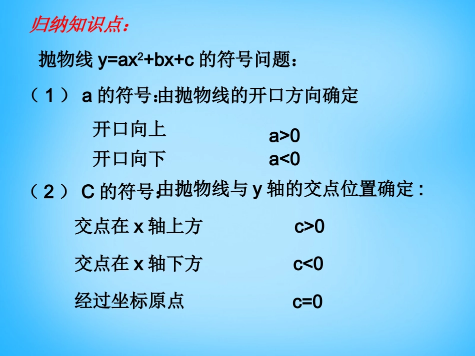 二次函数中的符号问题_第3页
