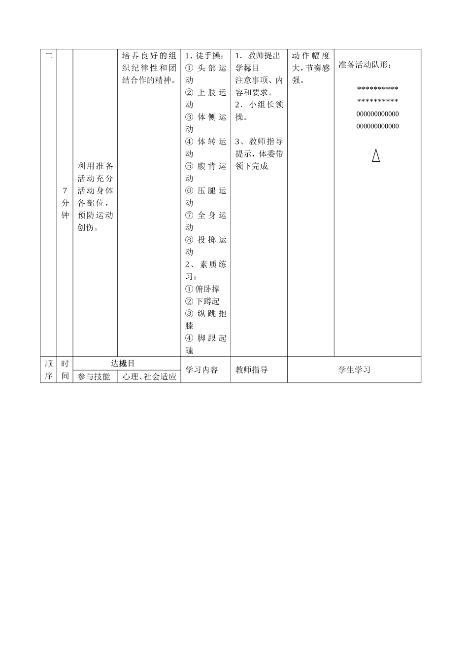 初二年级公开课教学计划_第2页