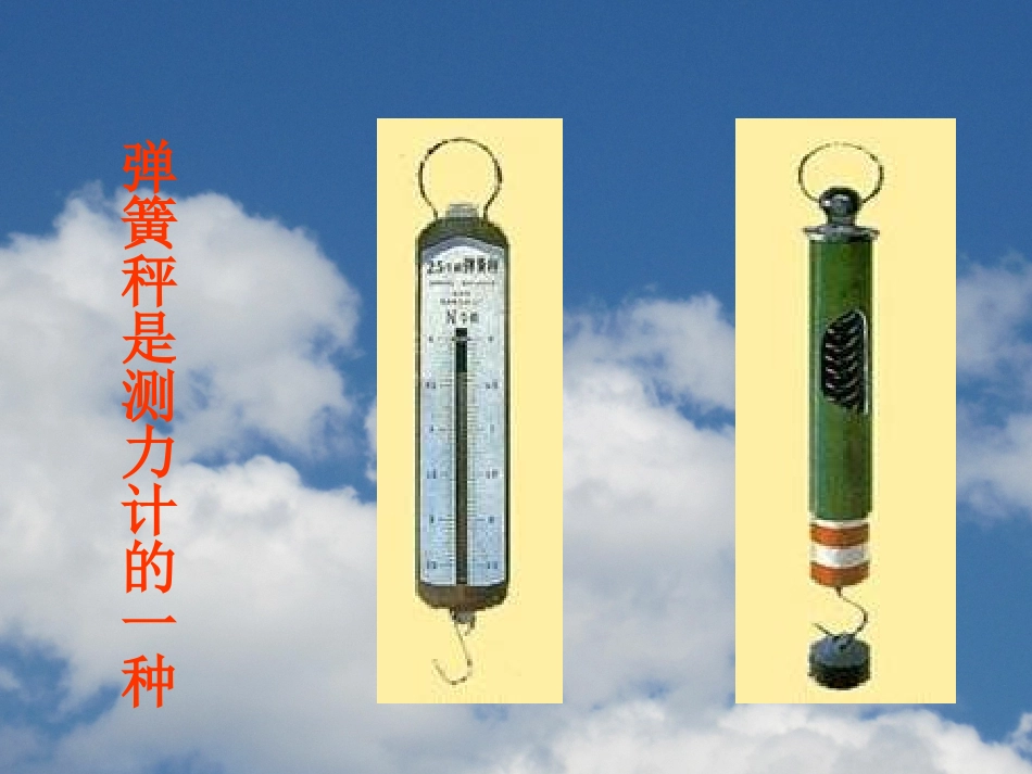 五年级科学上册第四单元测量力的大小_第3页