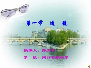 初中物理《透镜》PPT课件