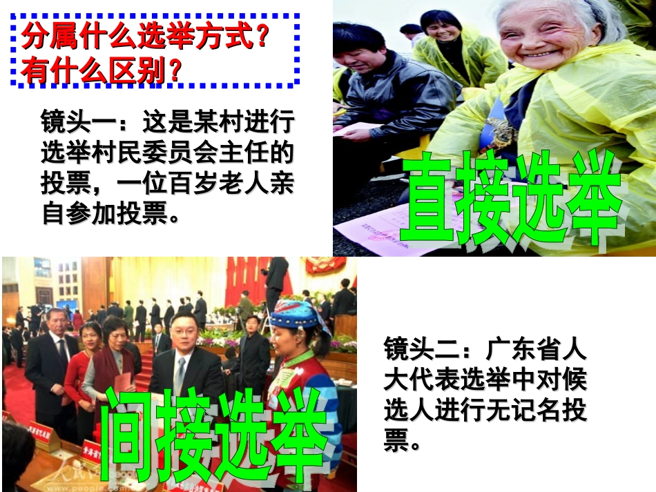 思想政治必修2第二课第一框《民主选举》课件^115934_第3页