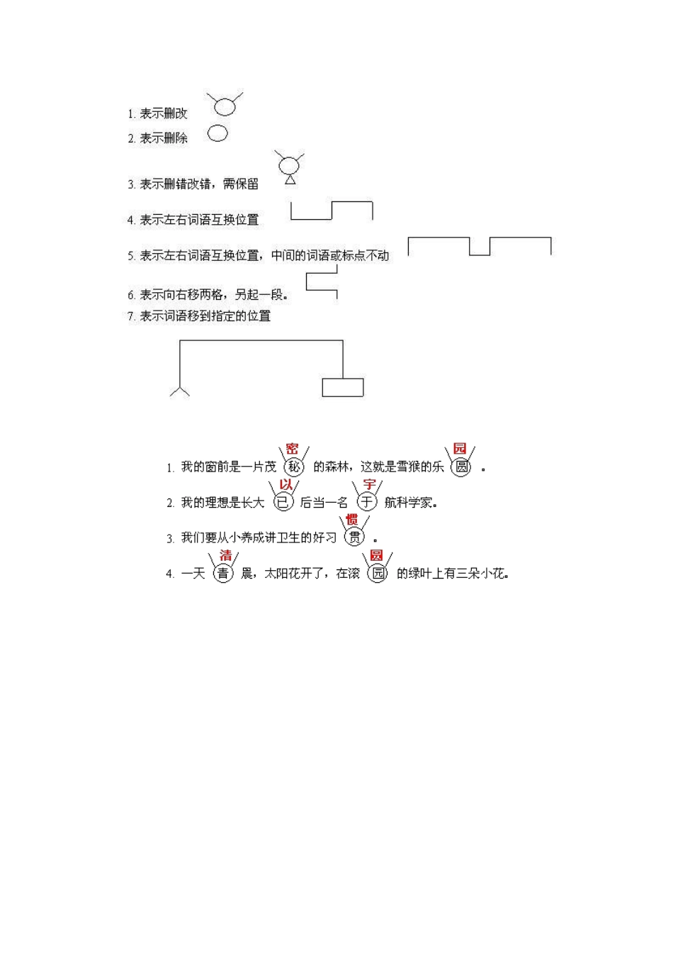 病句常用修改符号_第2页