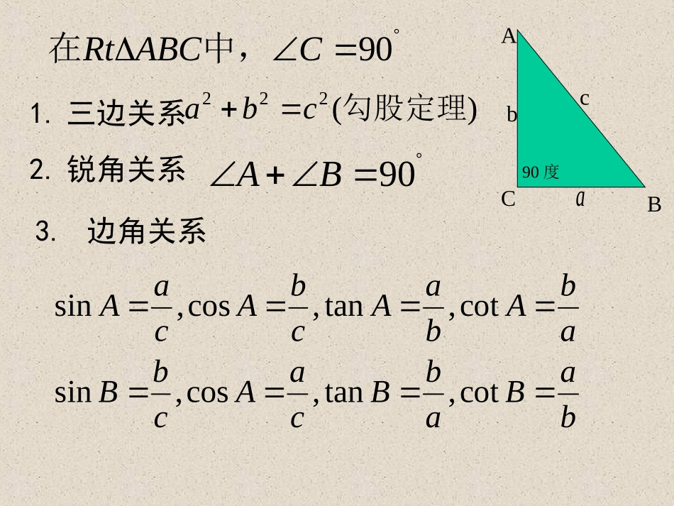 解直角三角形的应用课件_第2页