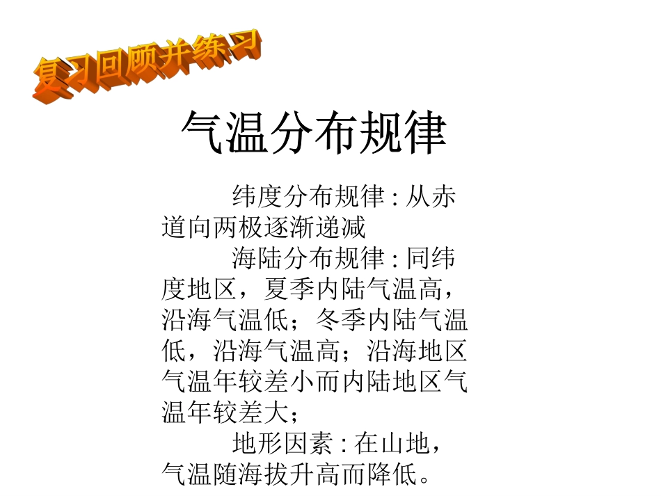 降水的变化和分布_第1页