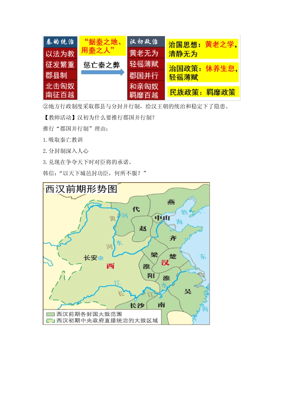 第4课 西汉与东汉——统一多民族封建国家的巩固(教学设计)--高一上期统..._第3页