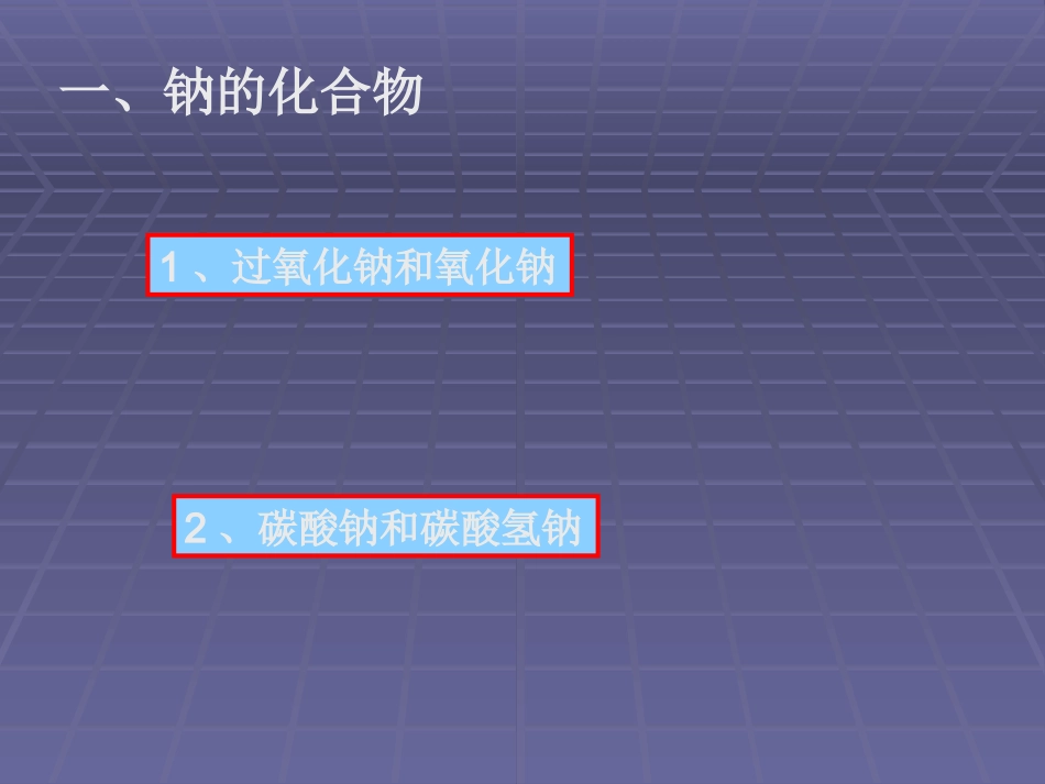 《钠的重要化合物》PPT课件_第2页