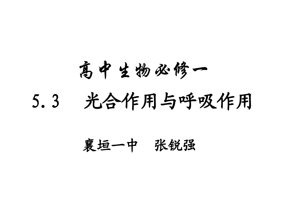 总光合与净光合的区分_第1页