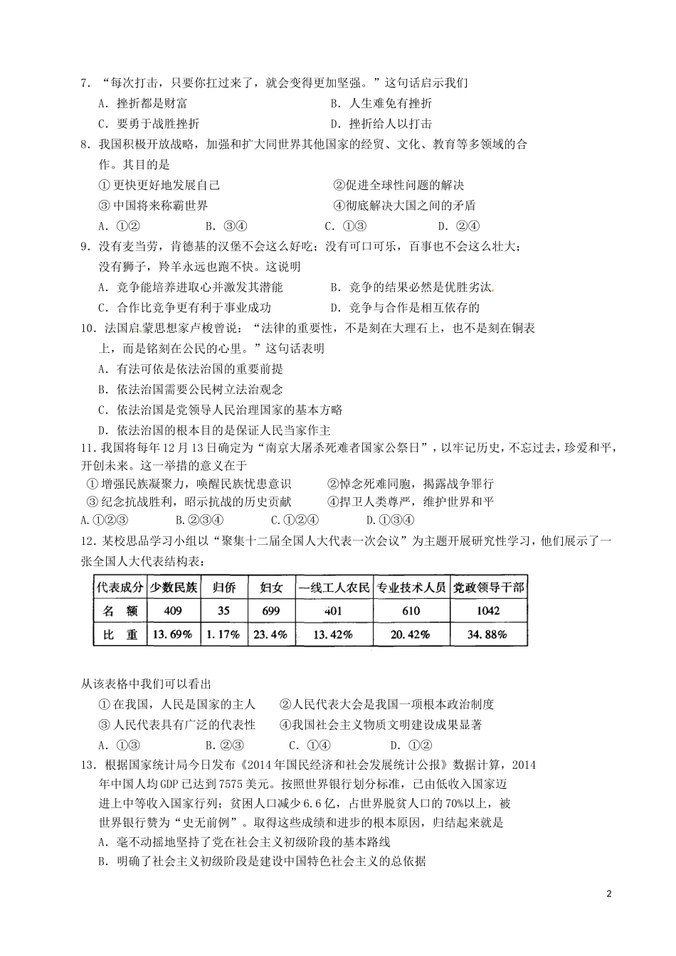 思品学情调研_第2页