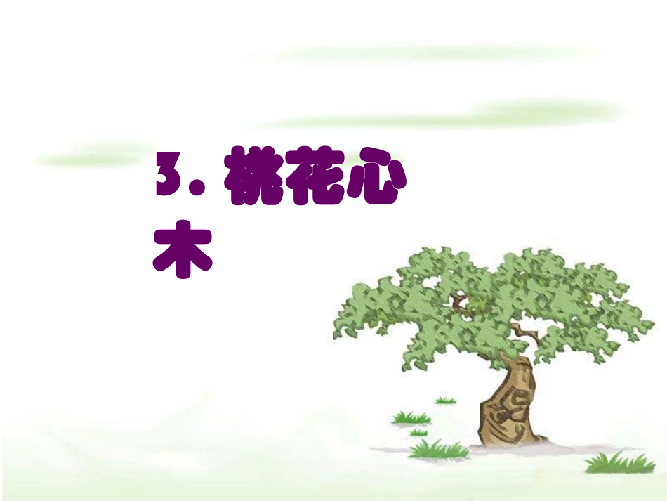 《桃花心木4》PPT课件_第1页