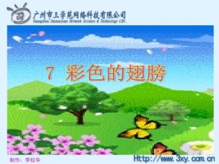 《彩色的翅膀》课件