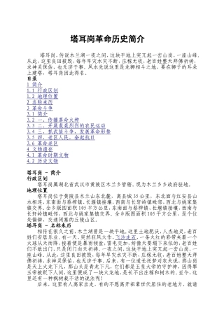 塔耳岗革命历史简介2