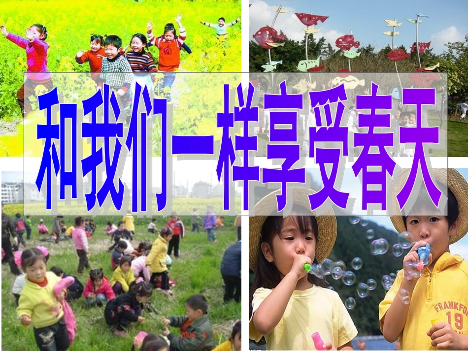 和我们一样享受春天月日_第2页
