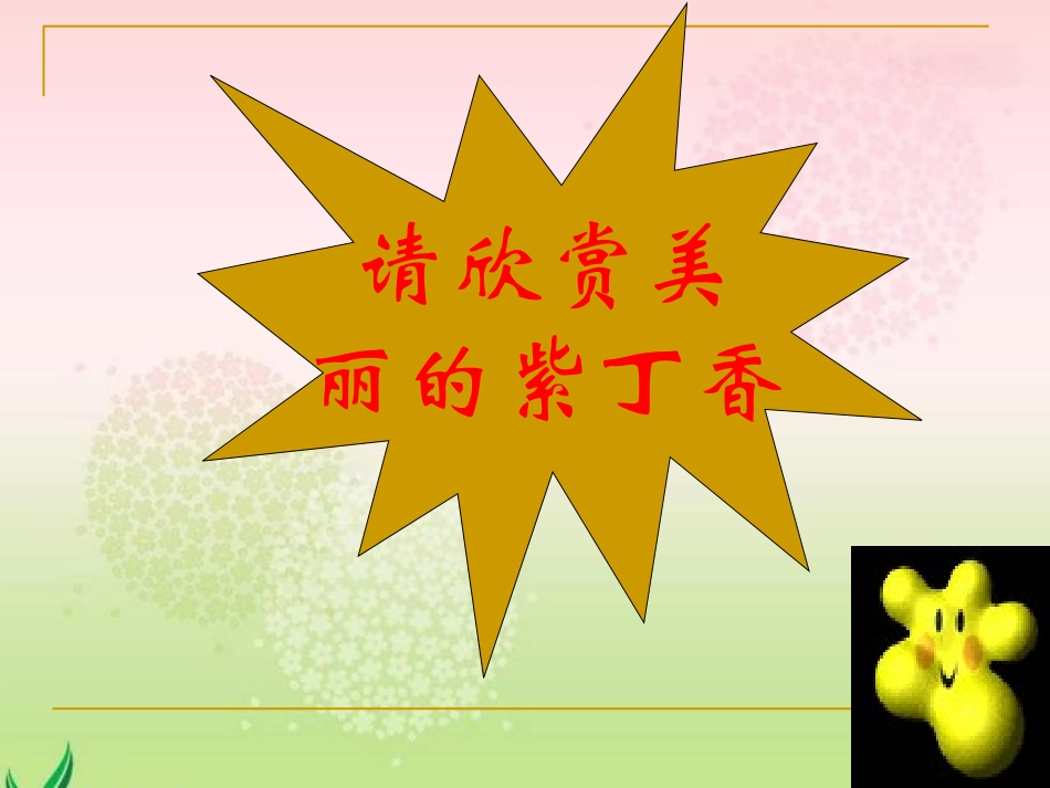 一株紫丁香课件_第2页