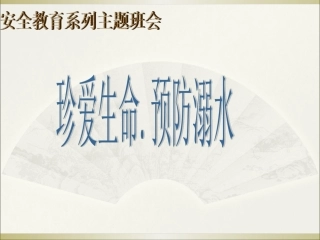 2013防溺水教育主题班会(好）