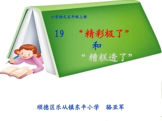 《精彩极了和糟糕透了》教学课件[]