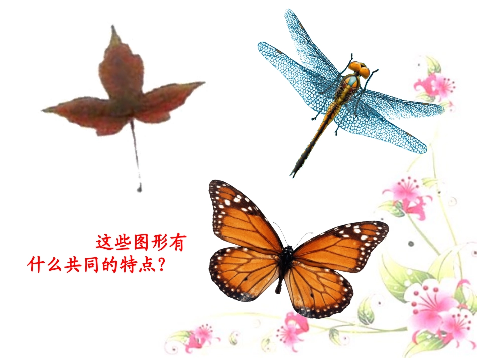 新人教版四年级下册--轴对称图形PPT (2)_第2页