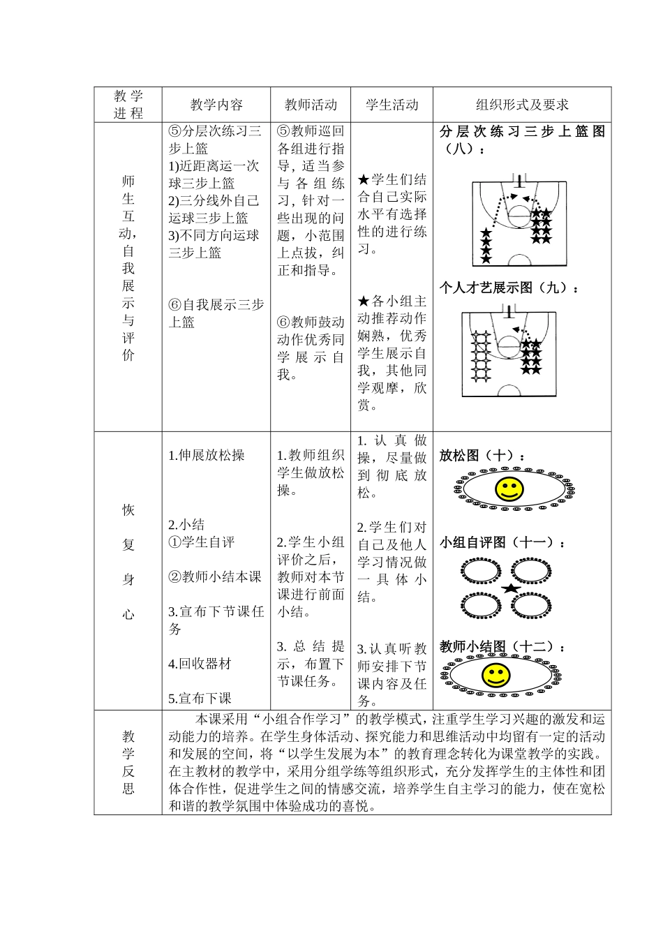 初中篮球三步上篮教案_第3页
