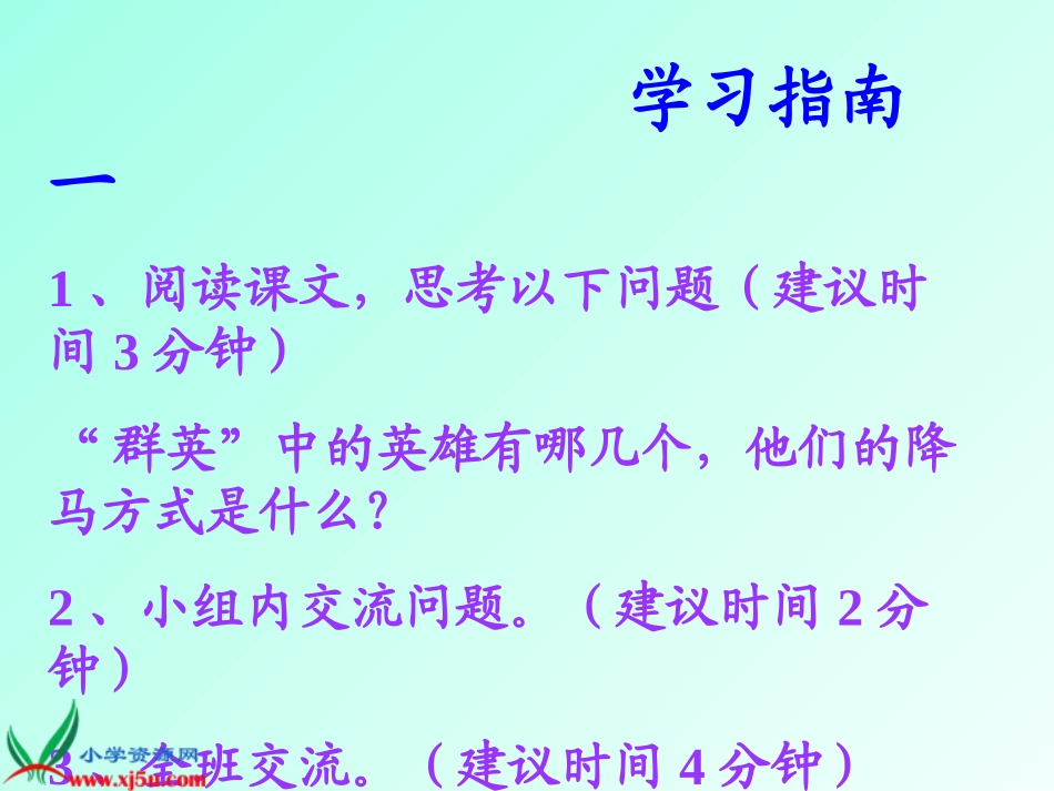 长春版语文四年群英降马PPT课件-副本_第3页