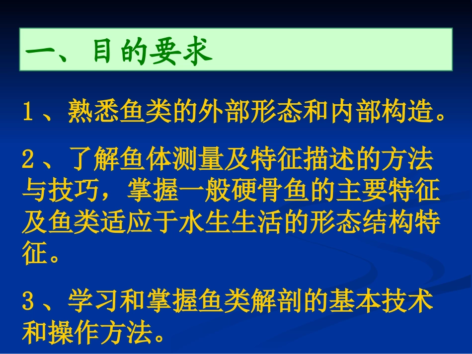 鱼体外形观察与内部构造解析_第2页