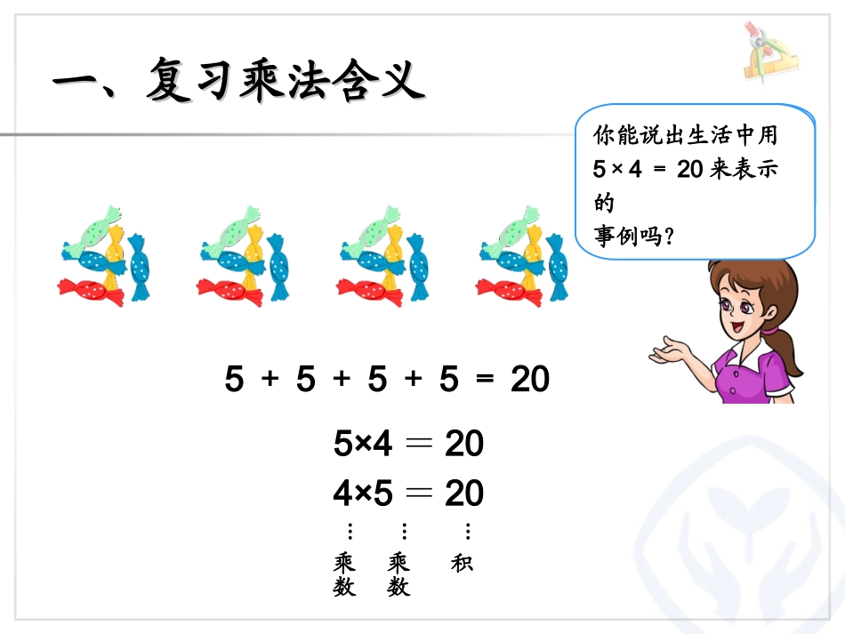 二年级数学（表内乘法）总复习课件1_第2页